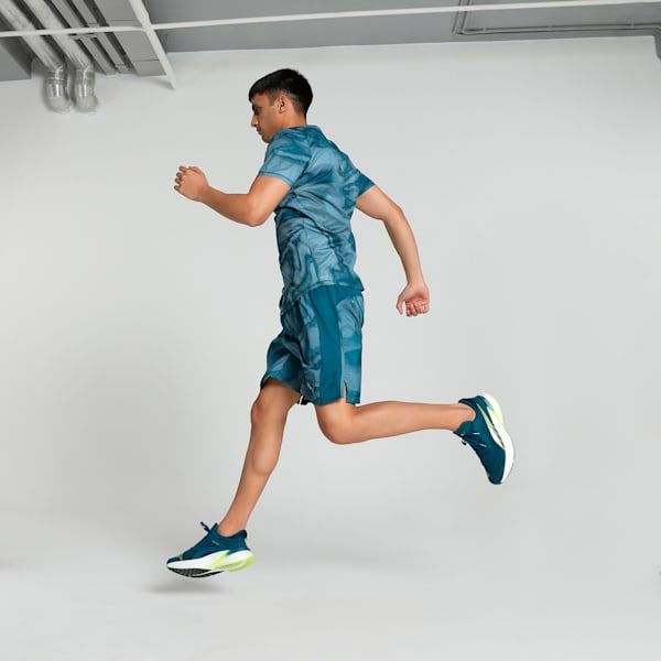 RUN FAV VELOCITY Men's Printed 7" Running Shorts, Ocean Tropic, extralarge-IND